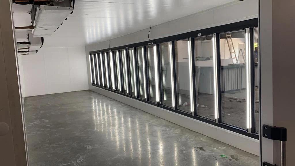 Câmara fria comercial instalada pela Polar Soluções